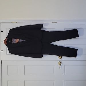 Worthington 1XL (18WS) Black Slim Leg Pantsuit